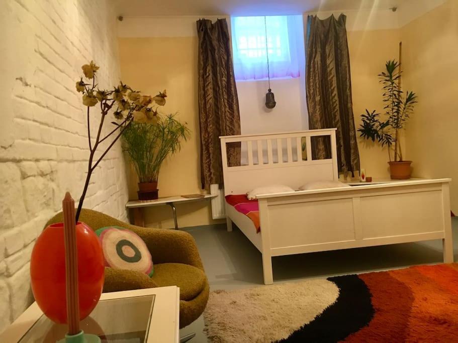 Vintage Studio Apartment, Garden And Free Parking Budapest Bagian luar foto