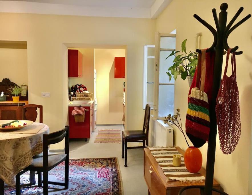 Vintage Studio Apartment, Garden And Free Parking Budapest Bagian luar foto